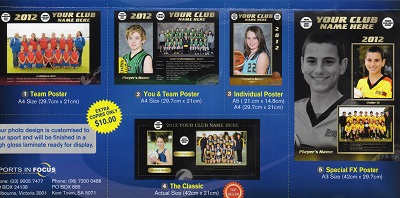 Club team photos banner